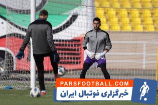 سیدحسین حسینی دروازه بان احتمالی تیم ملی مقابل لبنان