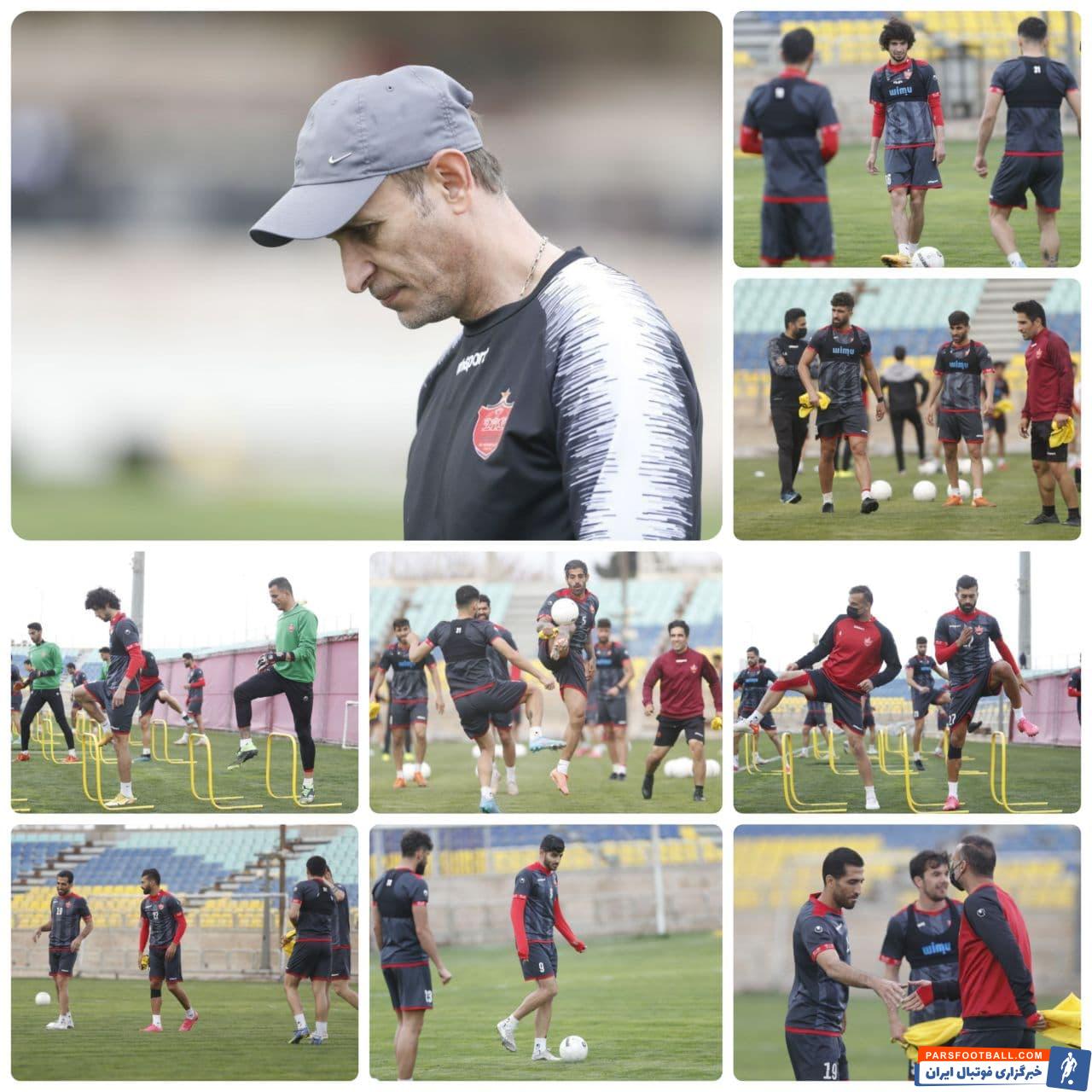 وعده رضا درویش به بازیکنان پرسپولیس در تمرین امروز : قبل از پایان سال درصد دیگری از قرارداد شما پرداخت می شود