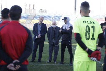 ملاقات درویش با یحیی در تمرین امروز پرسپولیس