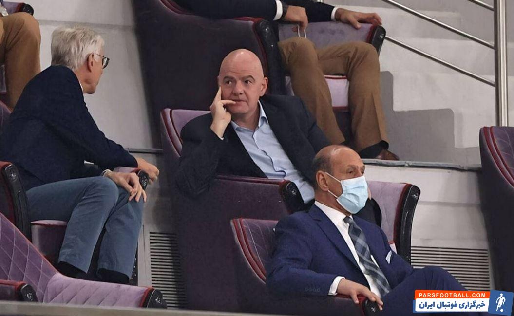 پاسخ روشن اینفانتینو در خصوص حذف تیم ملی ایران از جام جهانی : این اتفاق رخ نمی دهد