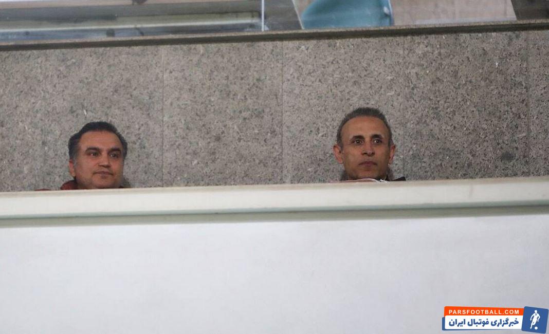 استقبال یحیی گل محمدی از دراگان اسکوچیچ در حاشیه بازی پرسپولیس و هوادار