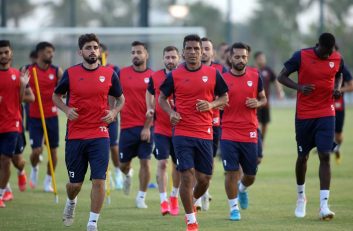 اولین تمرین فولاد خوزستان در جده با حضور آرش رضاوند و مهدی شیری
